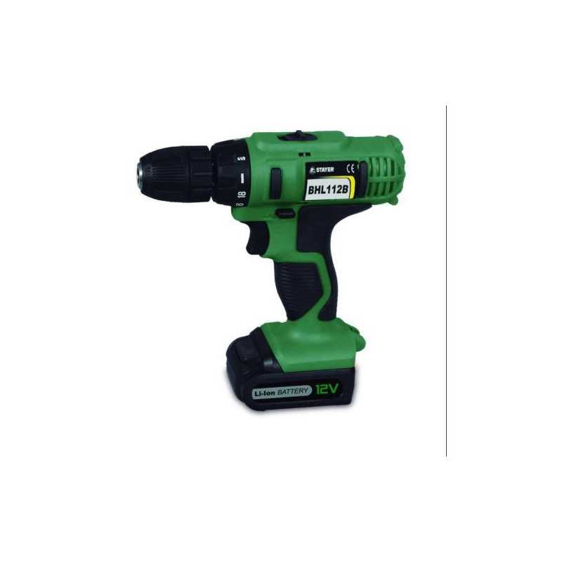 Atornillador STAYER bateria 12 v. 2 baterias BHL112BK