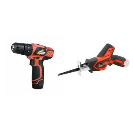 Taladro atornillador STAYER 12v pbl122cpk + sierra sable SSL12