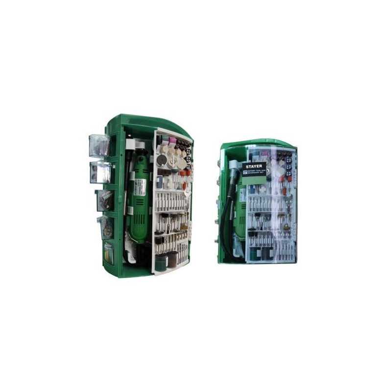 Multi drill STAYER 130 w. con maletin 200 accesorios