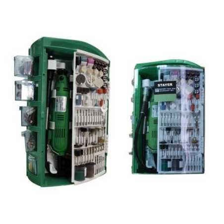 Multi drill STAYER 130 w. con maletin 200 accesorios