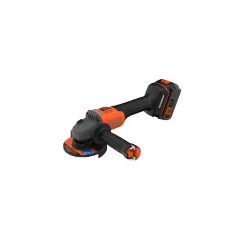 Mini Amoladora BLACK & DECKER 18v Brushless 115mm con bateria