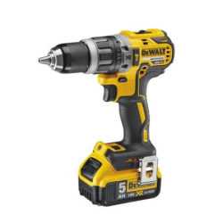 Taladro percutor DEWALT xr 18 v. 13 mm. 5ah DCD796P2-QW