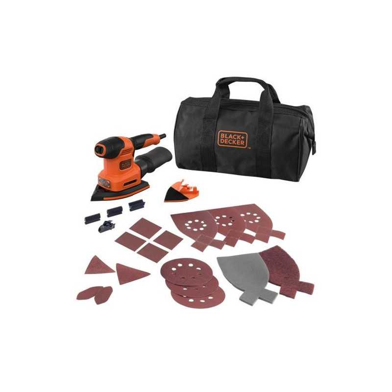 Multilijadora KIT BLACK & DECKER 200w.4 en 1 con 22 accesorios BEW200LSAQS