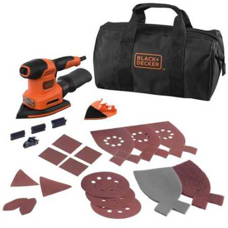 Multilijadora KIT BLACK & DECKER 200w.4 en 1 con 22 accesorios BEW200LSAQS