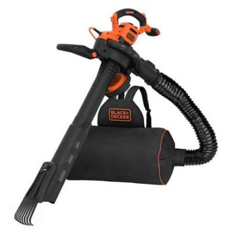 Aspirador soplador BLACK & DECKER triturador mochila 3000w