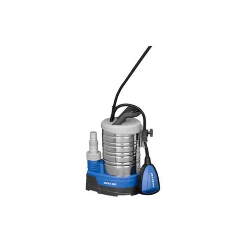 Bomba sumergible SUPER-EGO 550 w. aguas limpias BTS-100 inox.