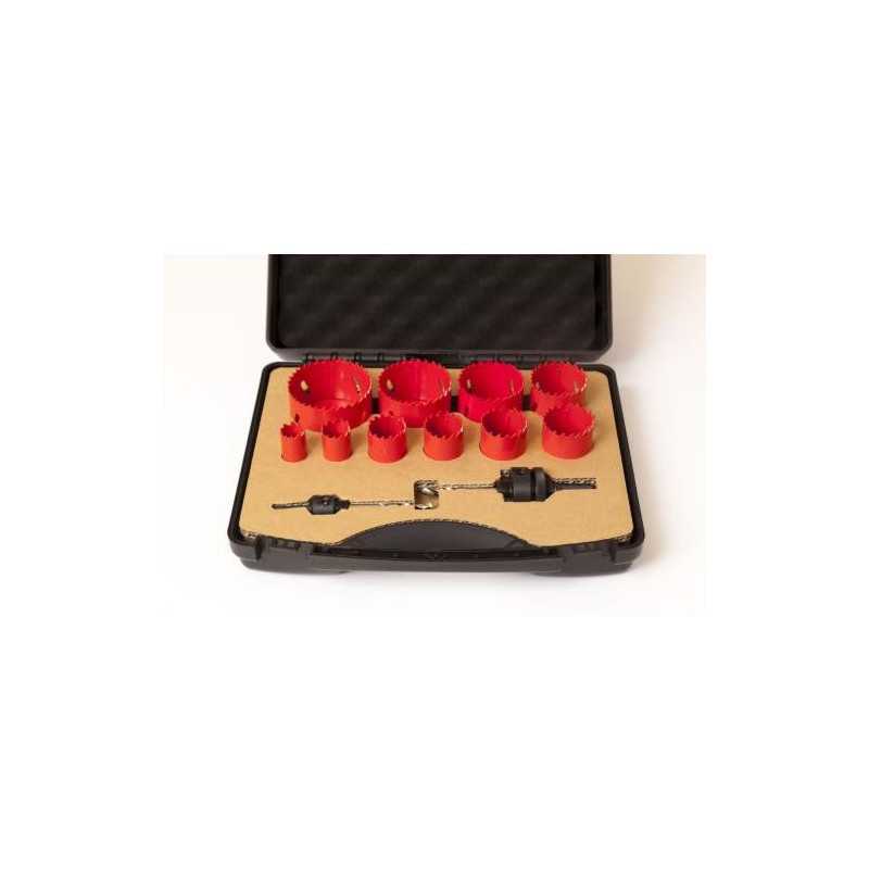 Estuche coronas MUSSOL bimetal cobalto 8% 10 piezas