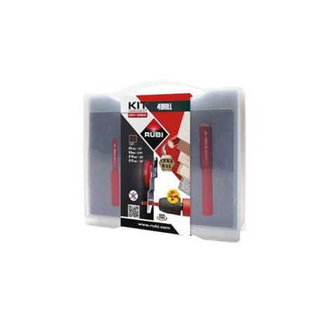 Kit 4 brocas RUBI Drygres 4 drill 5939