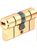 Cilindro seguridad ABUS puntos laton 30/50 doble embrague D66