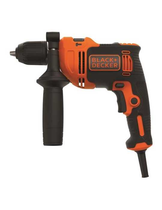 Taladro percutor BLACK & DECKER 710 watios 13 milimetros BEH710K