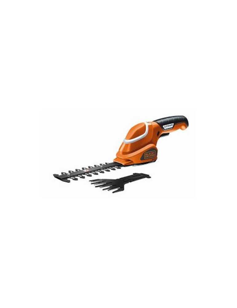Kit tijera BLACK & DECKER cortacesped + arreglasetos 7voltios 1.2ah