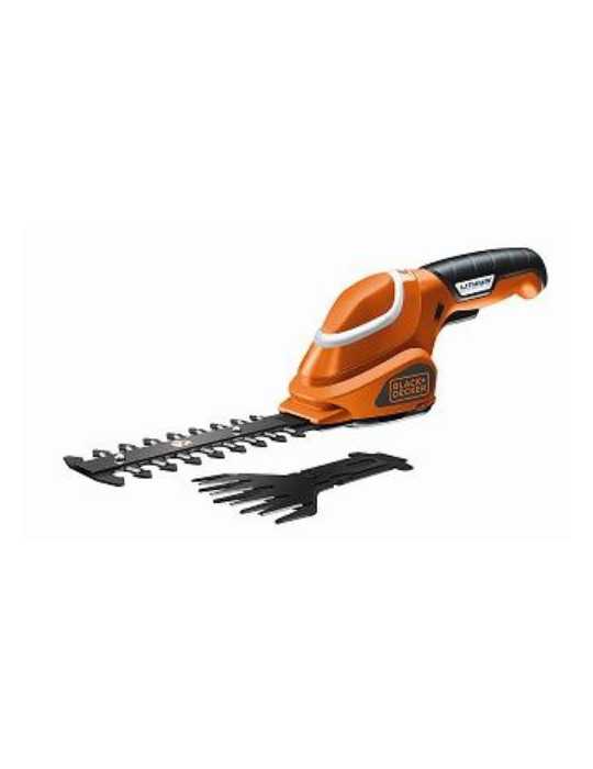 Kit tijera BLACK & DECKER cortacesped + arreglasetos 7voltios 1.2ah