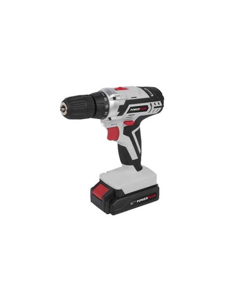 Taladro bateria POWERPLUS 20v.1,3ah.2 velocidades POWC 1071
