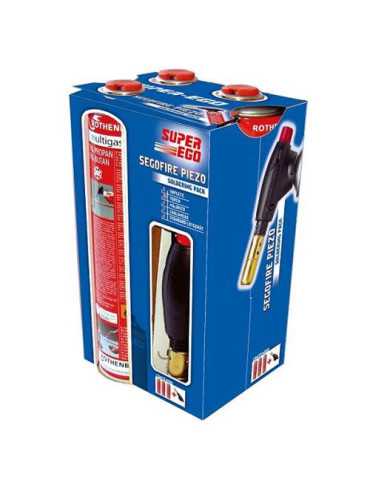 Soplete SUPER-EGO Rofire piezo + 3 cargadorPp005555