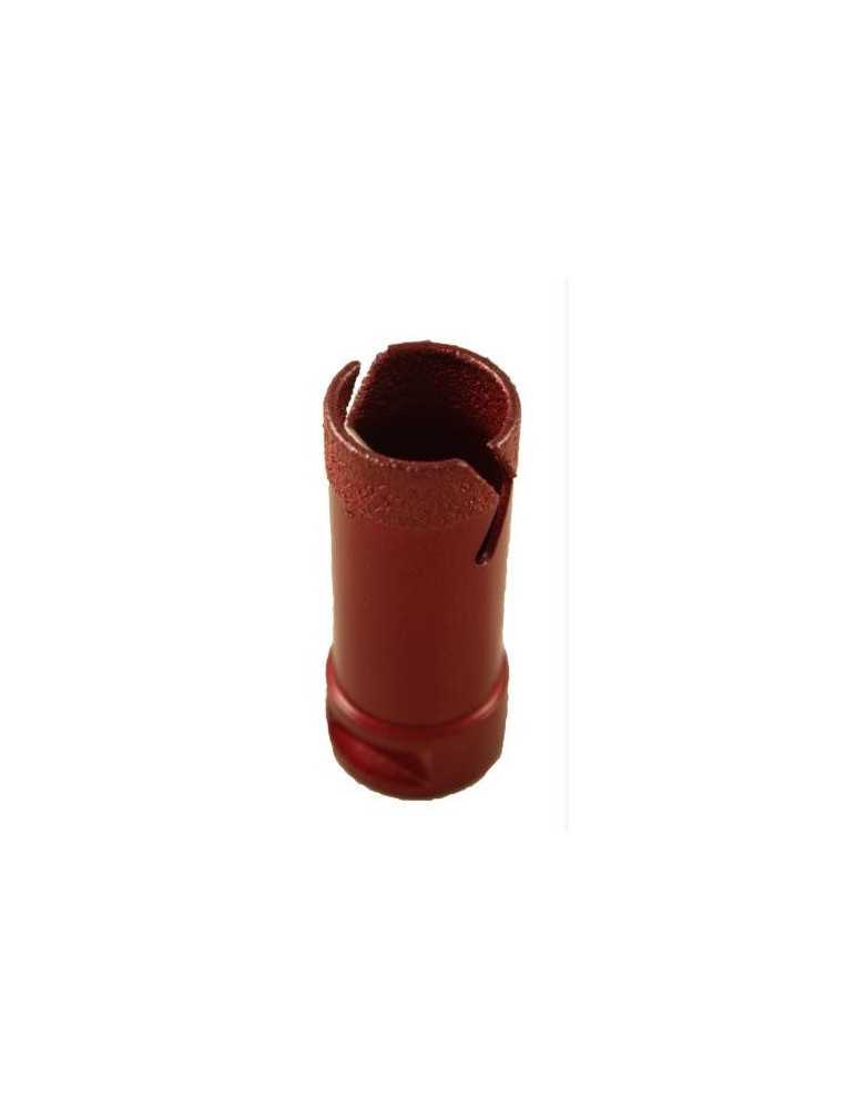 Corona diamante MUSSOL roja M-14 para porcelanico 43 mm