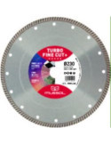 Disco de diamante MUSSOL turbo fine cut + 230mm eje 22,2mm