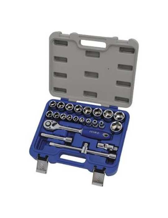 Juego llave vaso BAHCO cromo 1/2 (8-32mm) 23 piezas