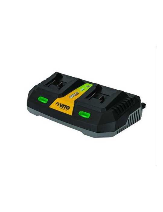 Cargador doble VITO rapido 20v vibccdr20
