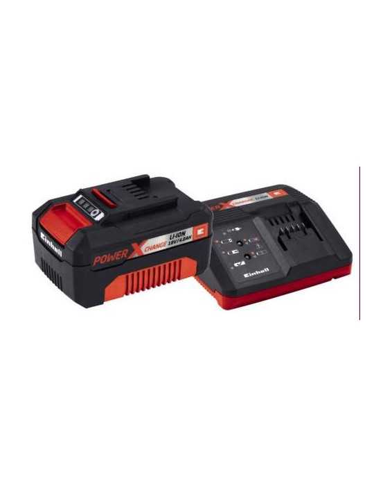 Kit cargador EINHELL Power-X 18v + bateria 4ah 4512042