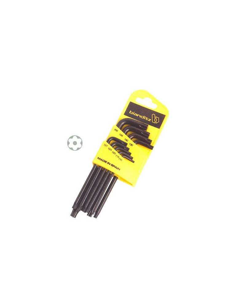Juego llaves torx BIANDITZ 9 unidades seguridad 232380