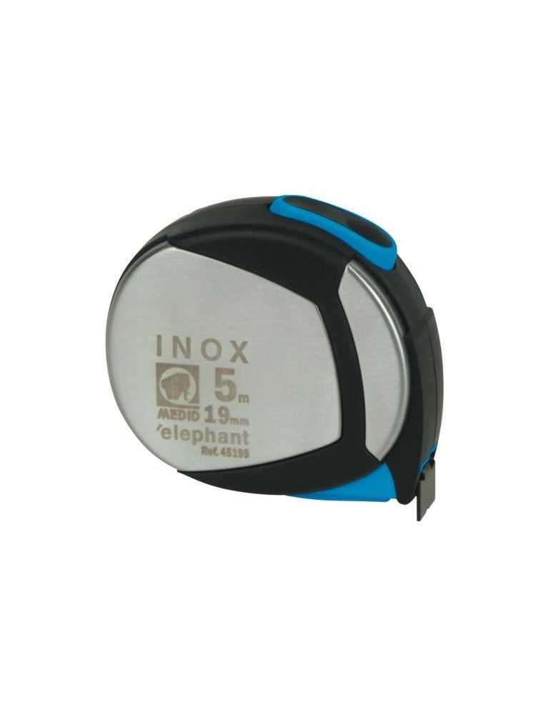 Flexometro MEDID protector inoxidable 5 m. 45195