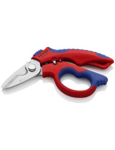 Tijera electricista KNIPLEX acodada con crimpado 95 05 20SB