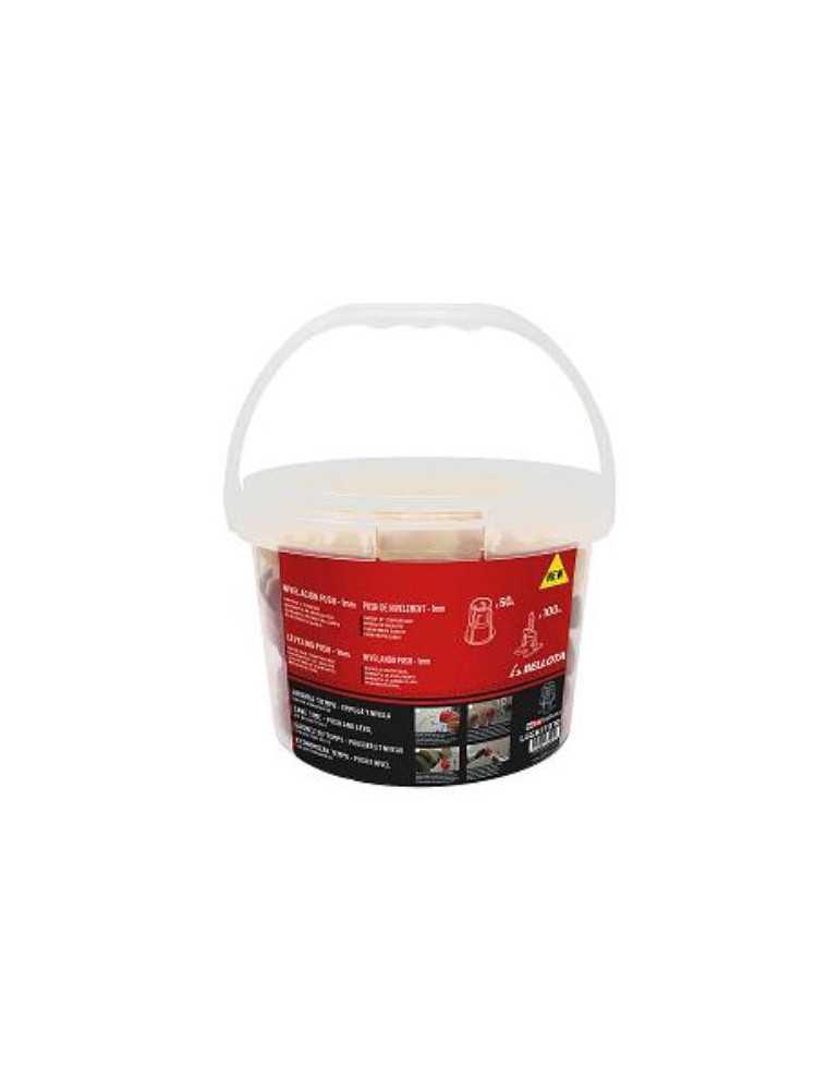 Kit nivelación BELLOTA baldosas push 1mm. LSSKIT010