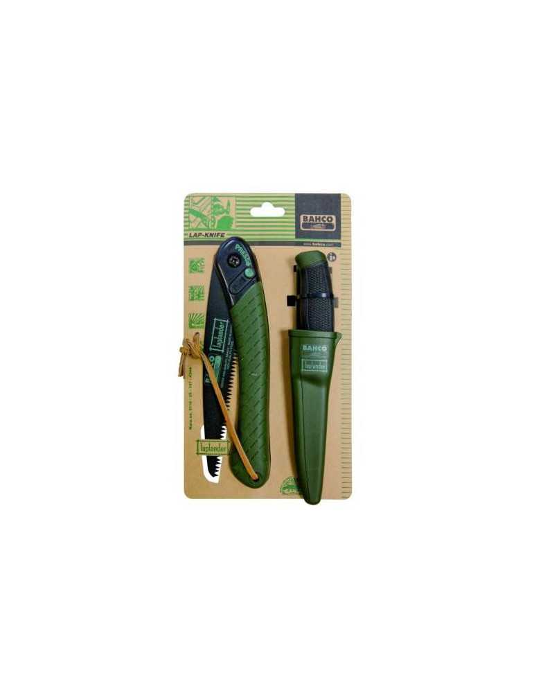 Serrucho BAHCO plegable 396-LAP y cuchillo/ machete 2444