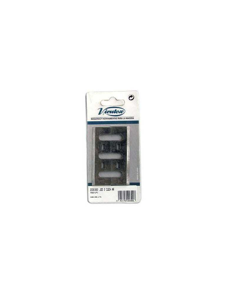 Paquete 2 cuchillas VIRUTEX 2031000