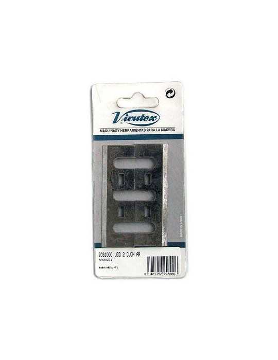 Paquete 2 cuchillas VIRUTEX 2031000