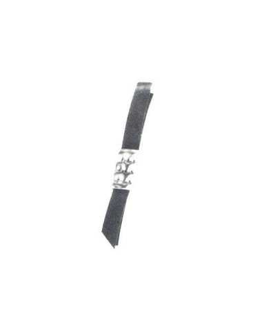 Fleje plástico FISCO negro 13x0.85 (caja)