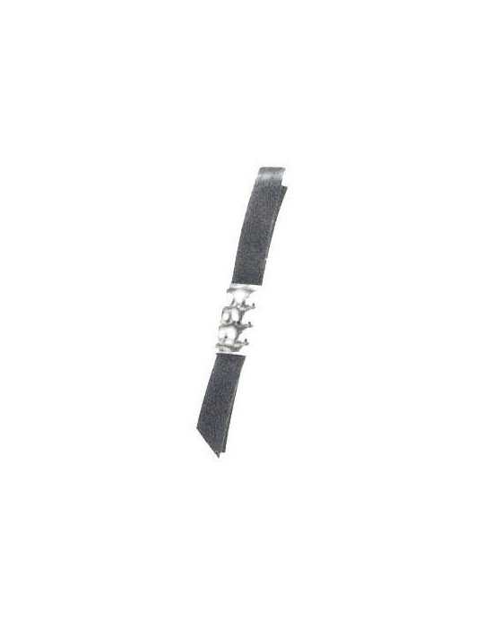 Fleje plástico FISCO negro 13x0.85 (caja)