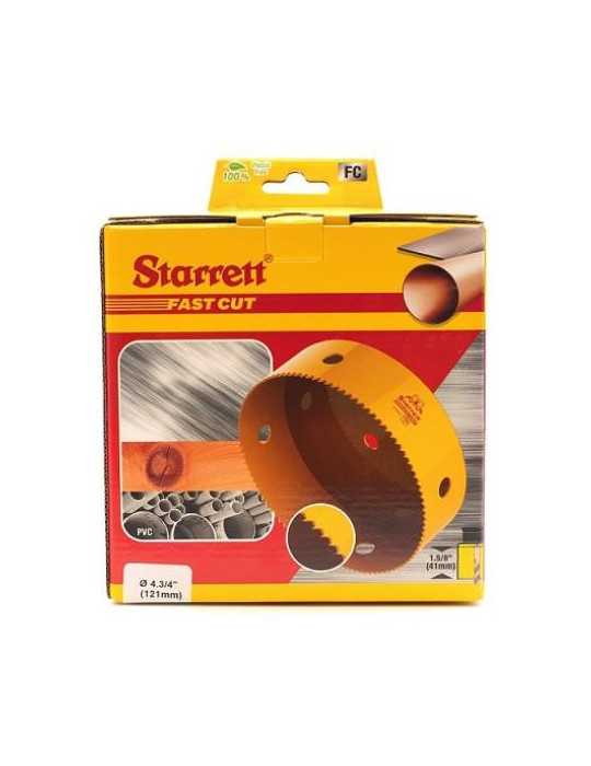 Corona perforar STARRET bimetal Fast Cut 121mm. diam.