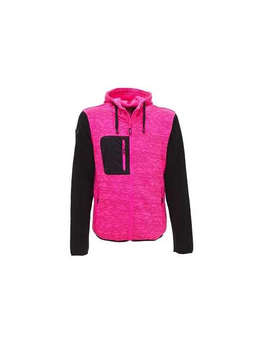 Sudadera U-POWER mujer Rainbow black/fucsia EY174BF talla M