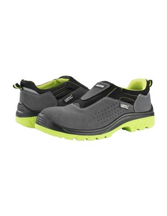 Zapato seguridad BELLOTA S1P serraje sin cordones talla 38