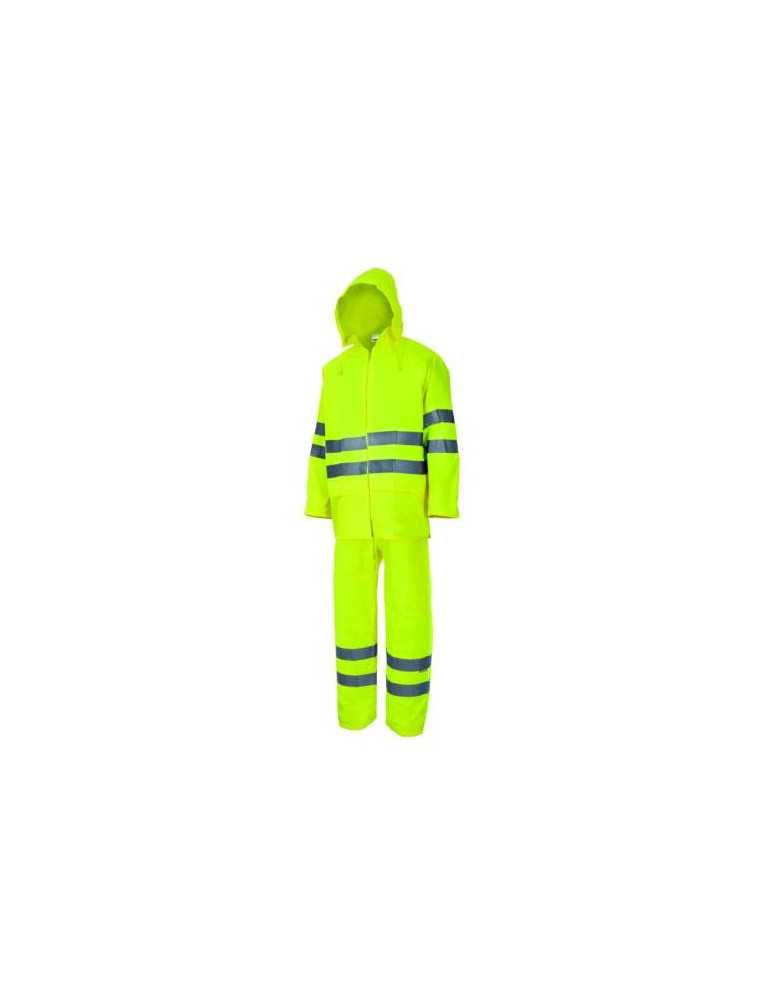 Traje de lluvia VELILLA alta visibilidad amarillo/fluor PP189 20 talla L