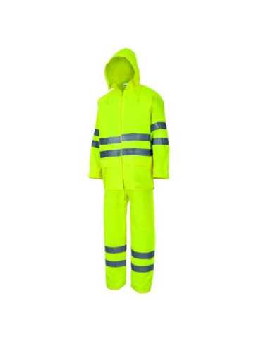 Traje de lluvia VELILLA alta visibilidad amarillo/fluor P189 20 talla XL
