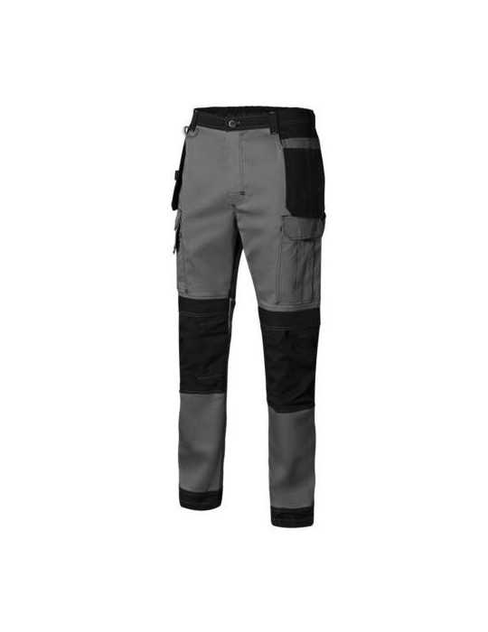 Pantalon VELILLA Canvas Stretch gris/negro talla S