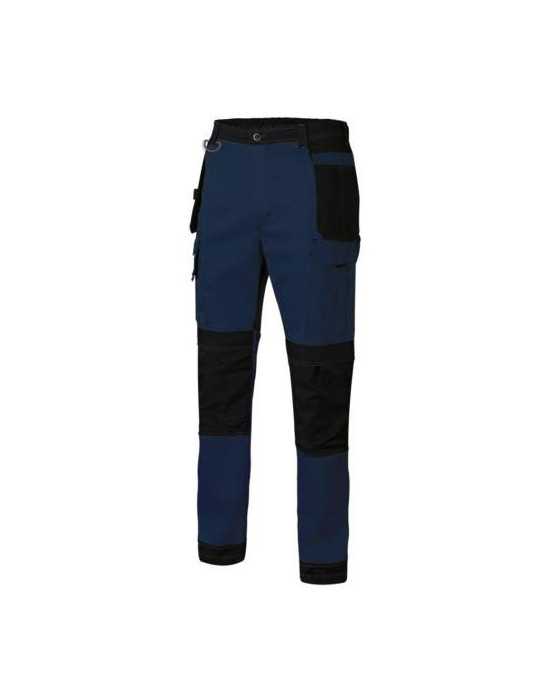 Pantalon VELILLA Canvas Stretch azul marron/negro talla XL