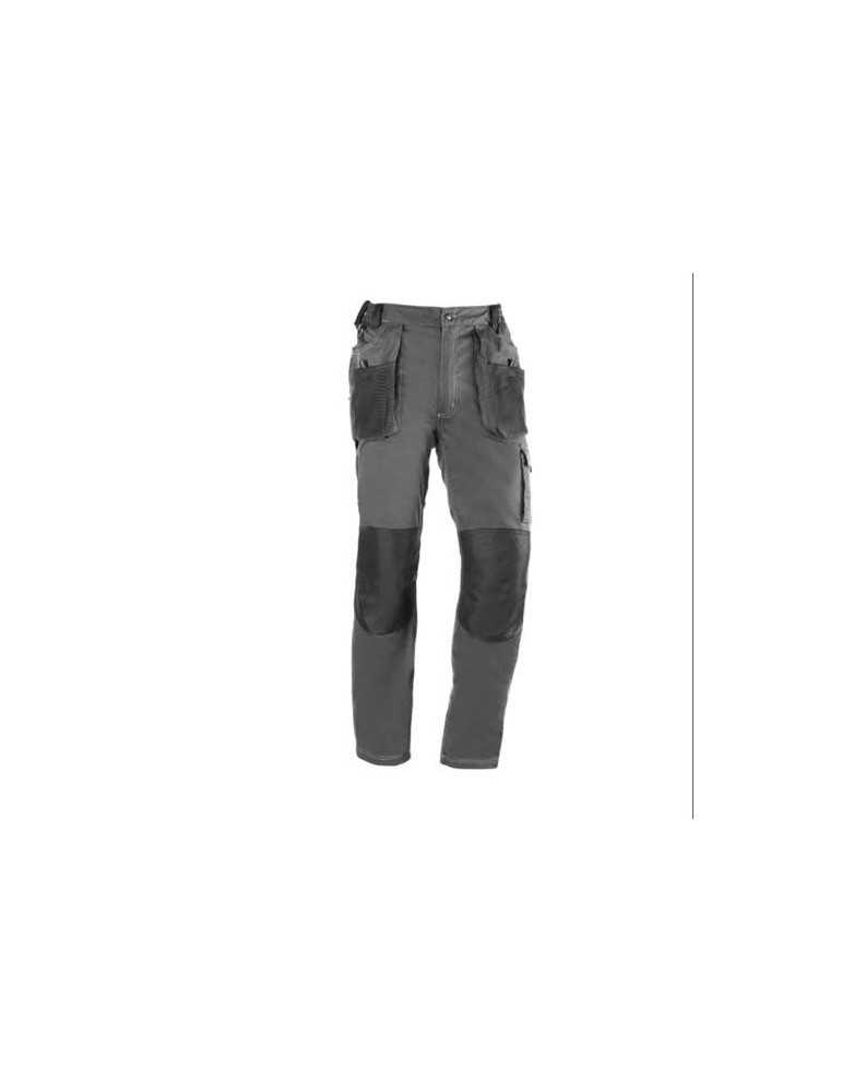 Pantalon JUBA multibolsillos Flex gris/negro 171 Talla XL