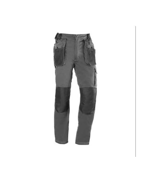 Pantalon JUBA multibolsillos Flex gris/negro 171 Talla XL