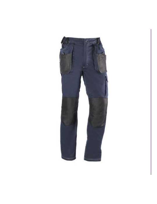 Pantalon JUBA multibolsillos Flex Marino/negro 18 Talla L