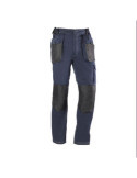 Pantalon JUBA multibolsillos Flex Marino/negro 18 Talla 3XL