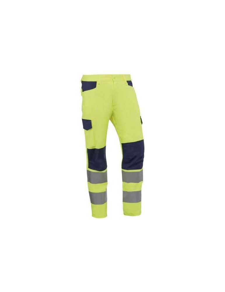 Pantalon JUBA alta visibilidad bicolor amarillo/marron Makati HV745 talla S