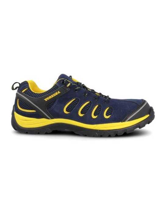 Zapato seguridad PAREDES S1P Radio azul marino amarillo talla 46
