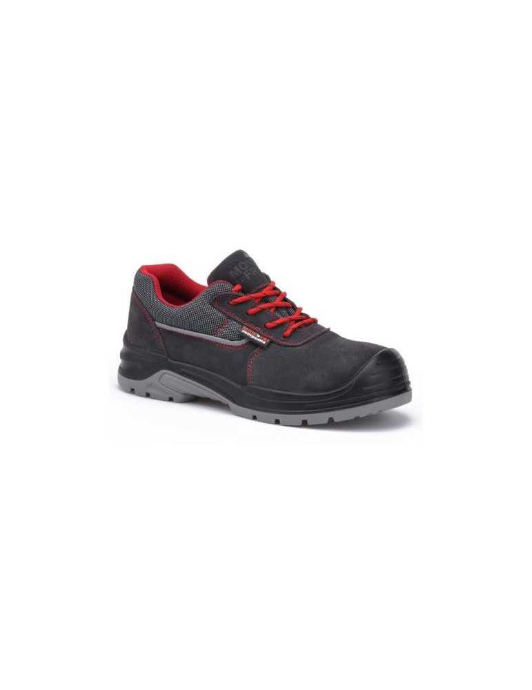 Zapato seguridad PAREDES S1P Beta gris-rojo talla 39