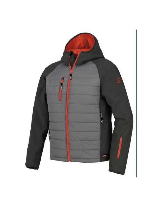 Chaqueta ISSALINE Bonny gris-negro 4094B talla S