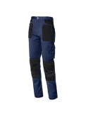 Pantalon ISSALINE stretch azul/ negro 8730 talla XL