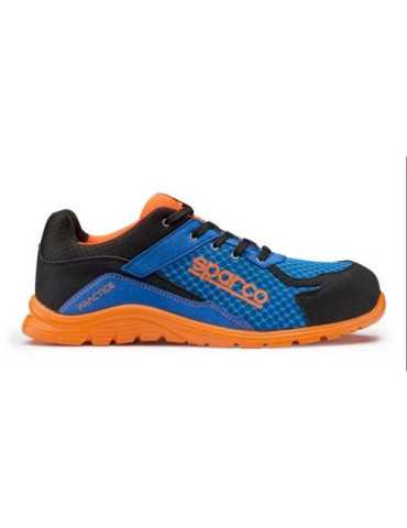 Zapato seguridad SPARCO S1P Practuce Azaf azul/naranja talla 47