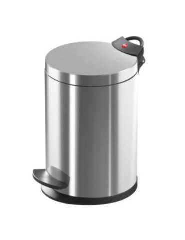 Cubo con pedal HAILO 4 l. inoxidable antihuella 704-034